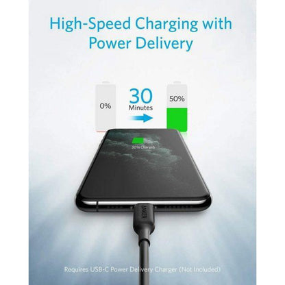 Anker Powerline III USB-C To Lightning 0.9 Cable 3Ft - Black
