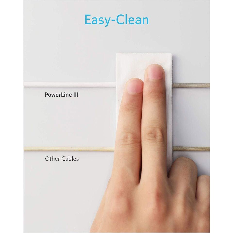 Anker Powerline III Usb-C Cable With Lightning Connector 0.9m - White