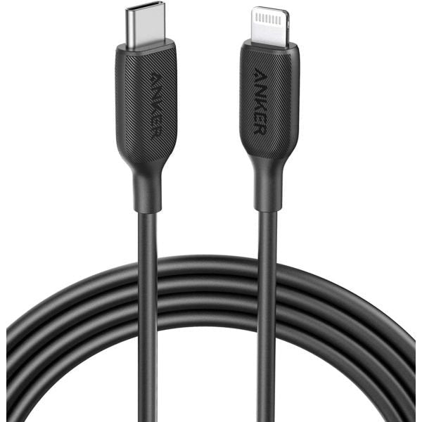 Anker Powerline III Usb-C Cable With Lightning Connector 1.8m - Black
