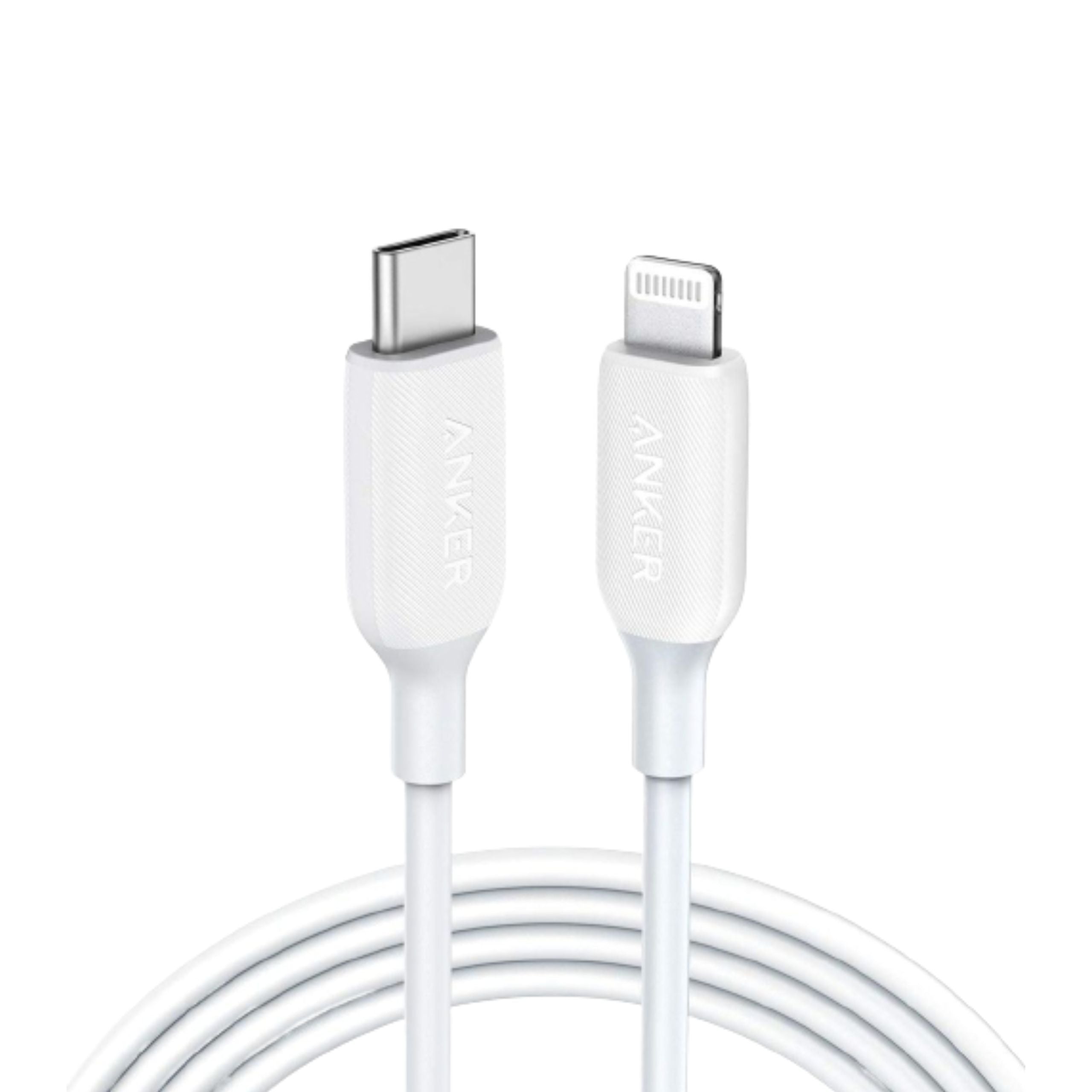 Anker Powerline III Usb-C Cable With Lightning Connector 6ft 1.8m - White
