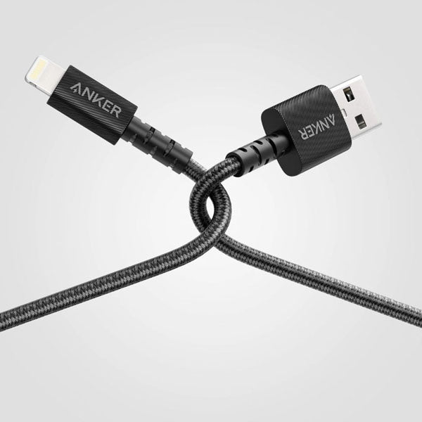 Anker Powerline Select+ USB-A to Lightning Cable (6ft/1.8m) - Black