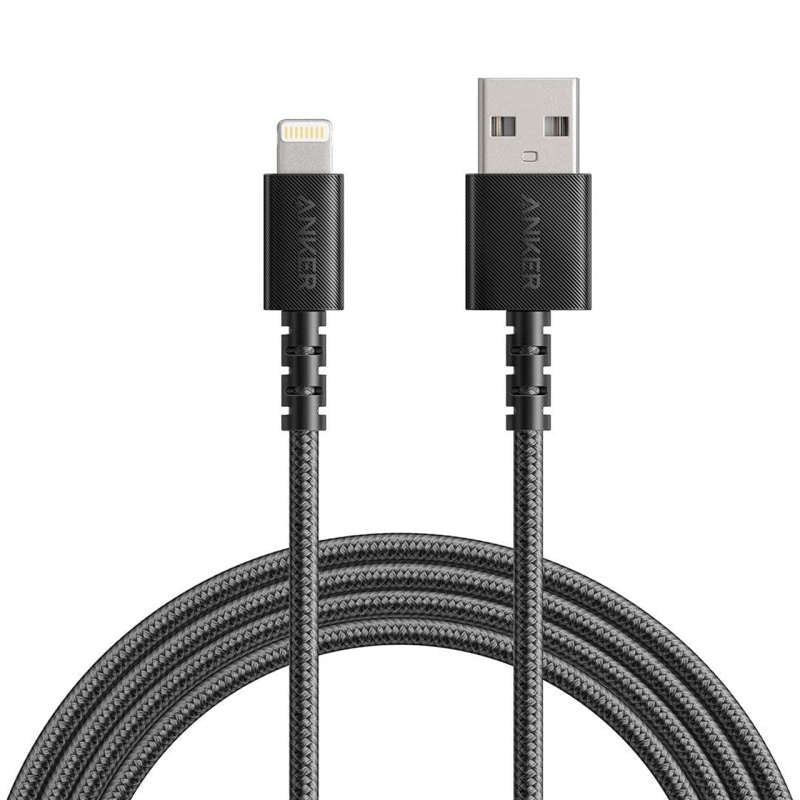 Anker Powerline Select+ USB-A to Lightning Cable (6ft/1.8m) - Black