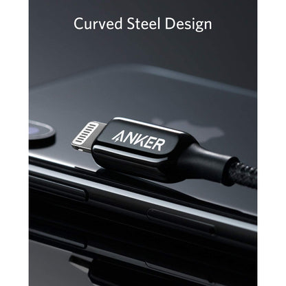 Anker Powerline USB Cable With Lightning (1.8m) -Black