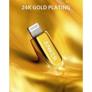 Anker Powerline+III USB-C Cable With C Lightning Connector 6Ft - Gold