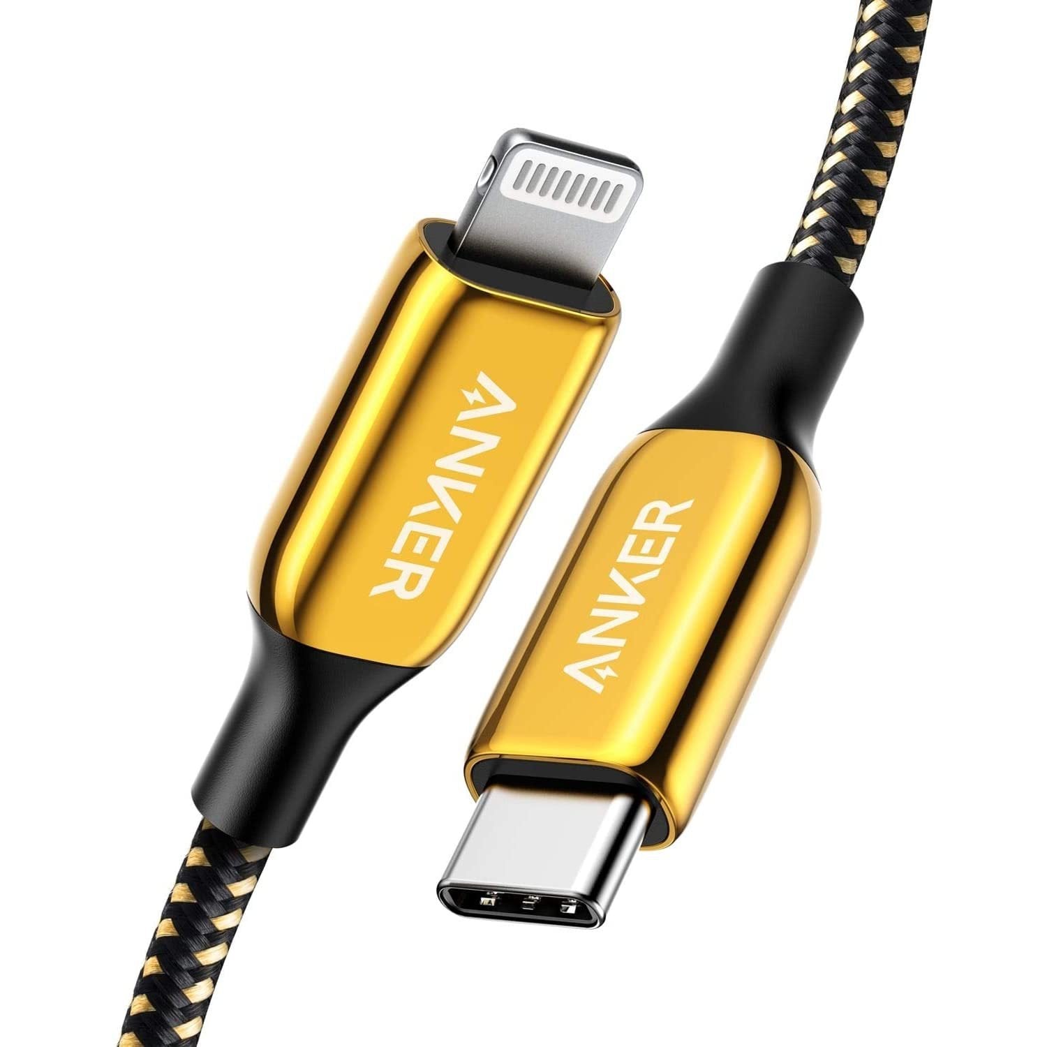 Anker Powerline+III USB-C Cable With C Lightning Connector 6Ft - Gold