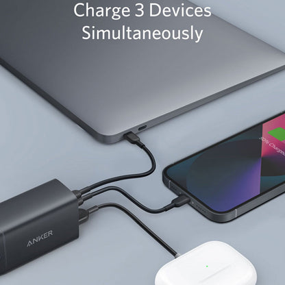 Anker Powerport III 3-Port 65w Pod Plug Version - Black