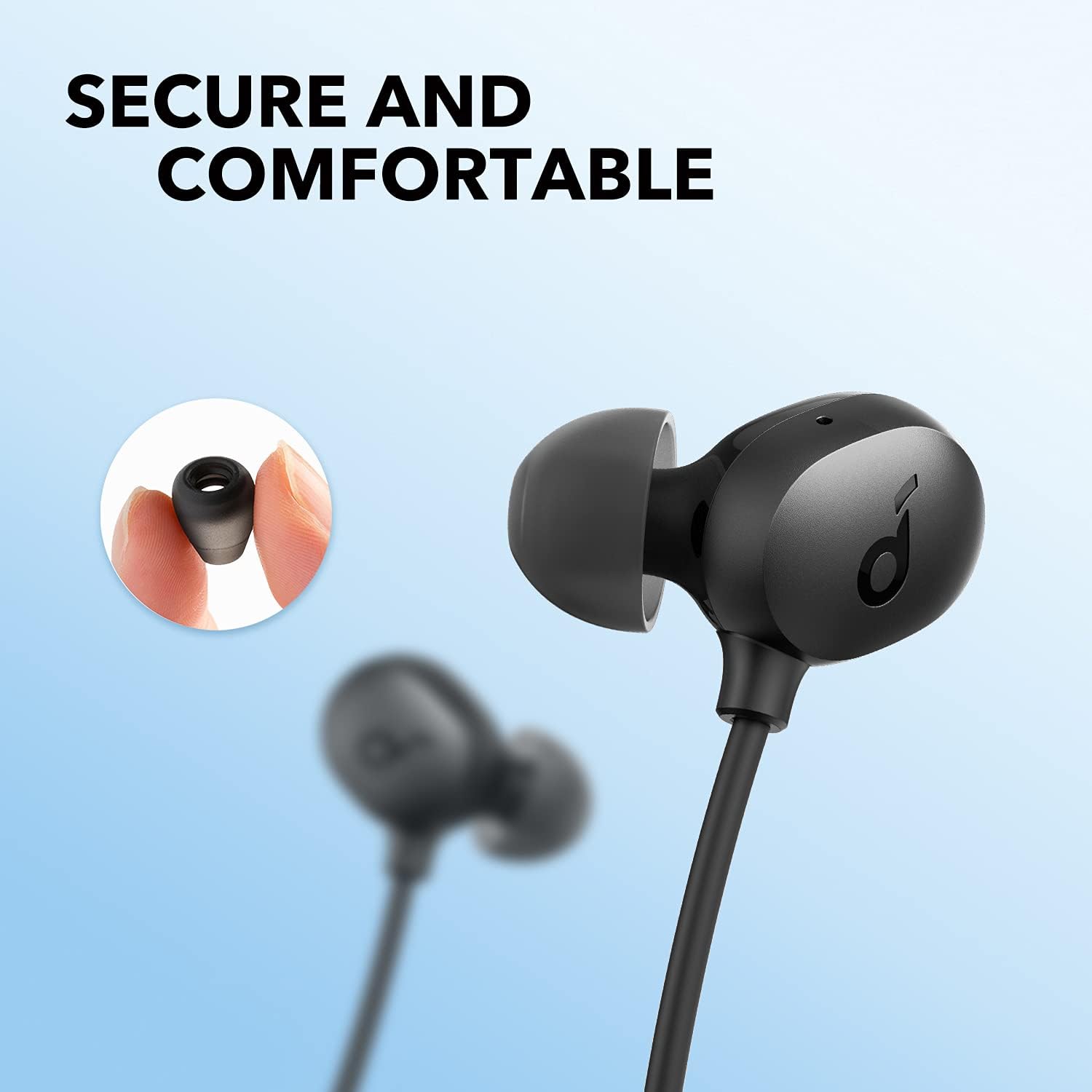 Anker Soundcore Wireless Headphone Life U2I (Upgraded) - Black