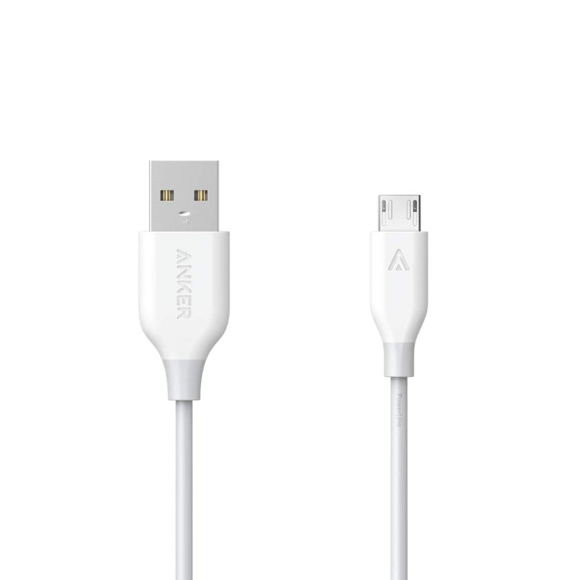 Anker USB-A To Micro Cable 3ft(0.9m) - White