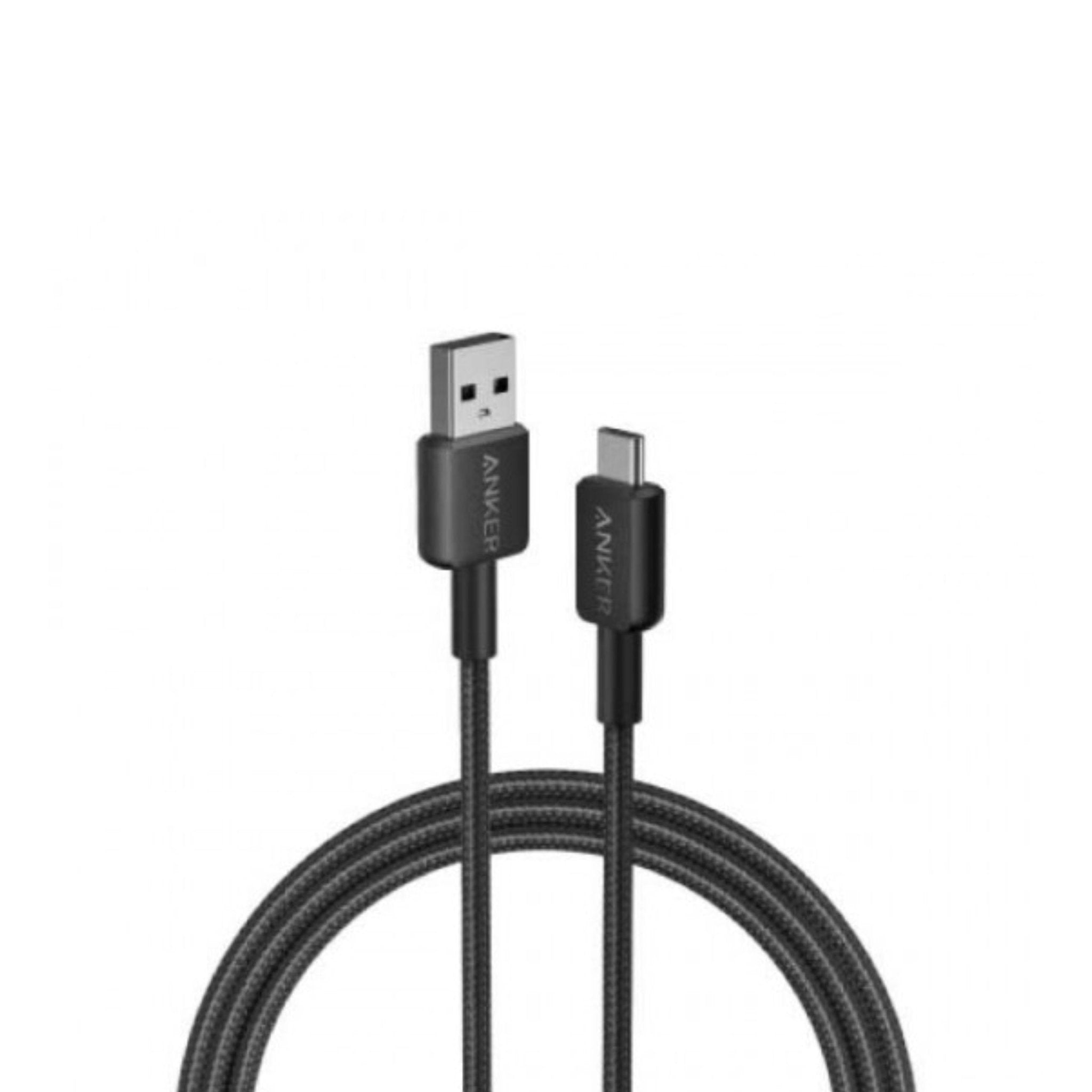 Anker USB-A To USB-C Durable Braided Cable 3ft(0.9m) - Black