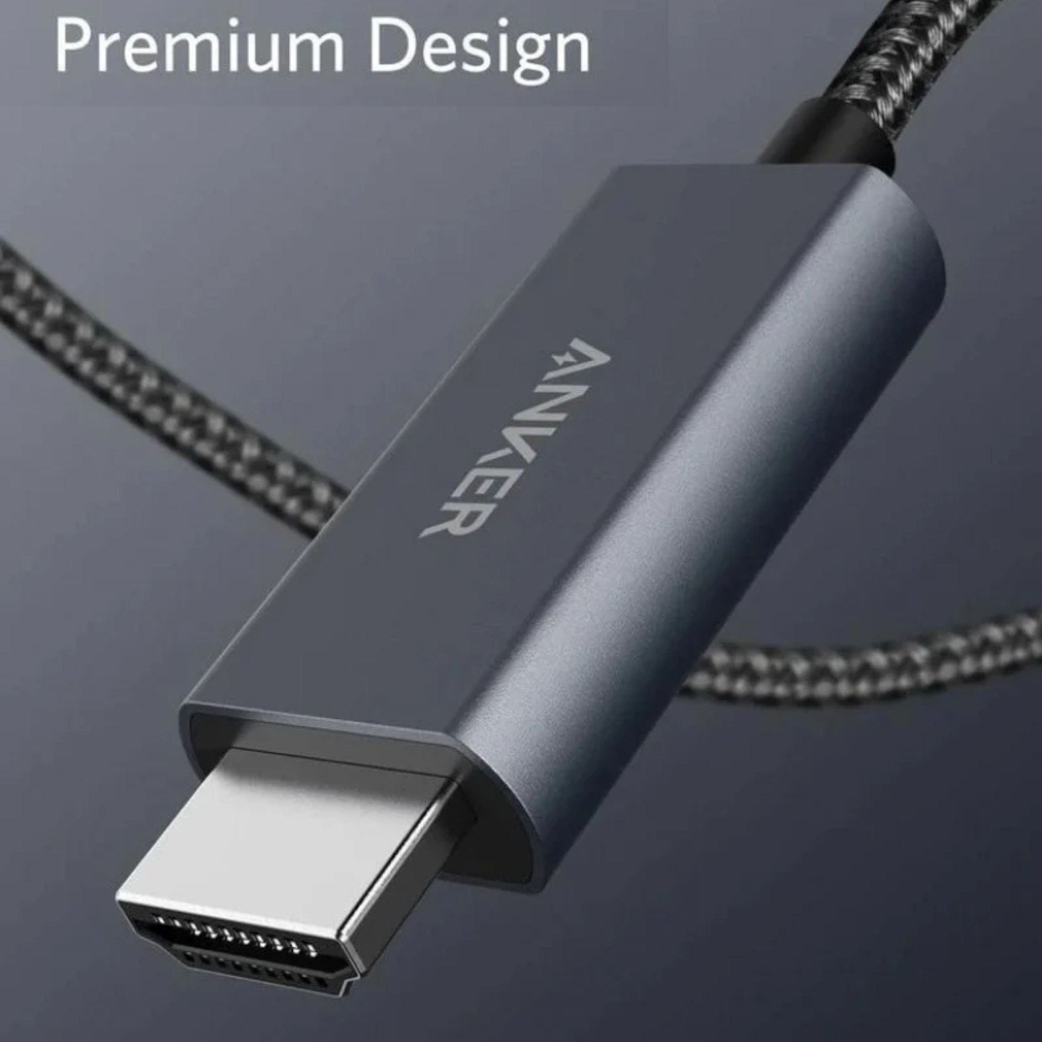 Anker USB-C to HDMI Nylon cable 2m - Black
