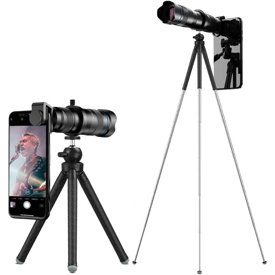Apexel 60XTelephoto Smartphone Lens - Black