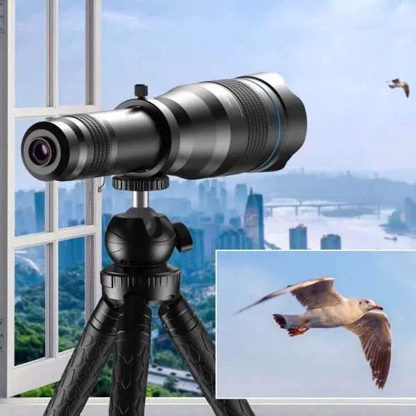 Apexel 60XTelephoto Smartphone Lens - Black