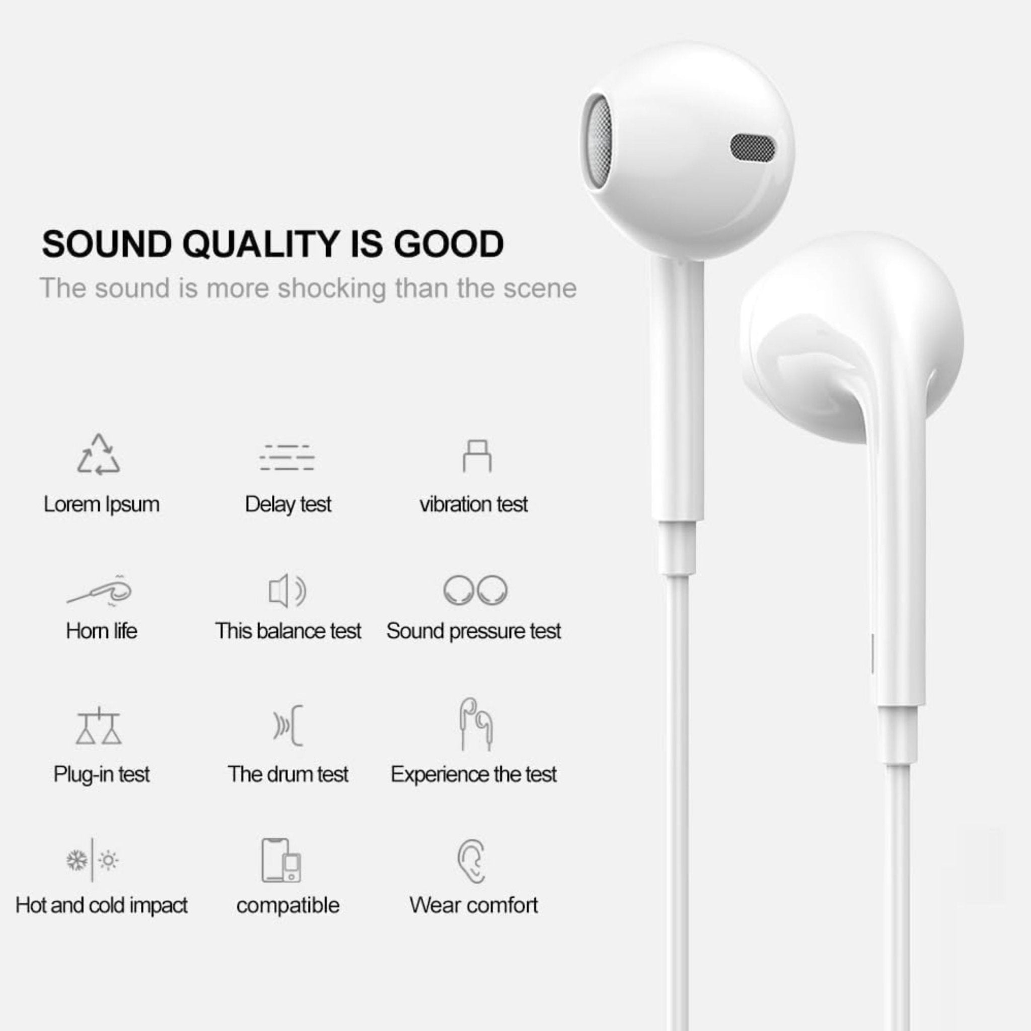 Apple Earpods With Lightning Connector MMTN2AM/A - White