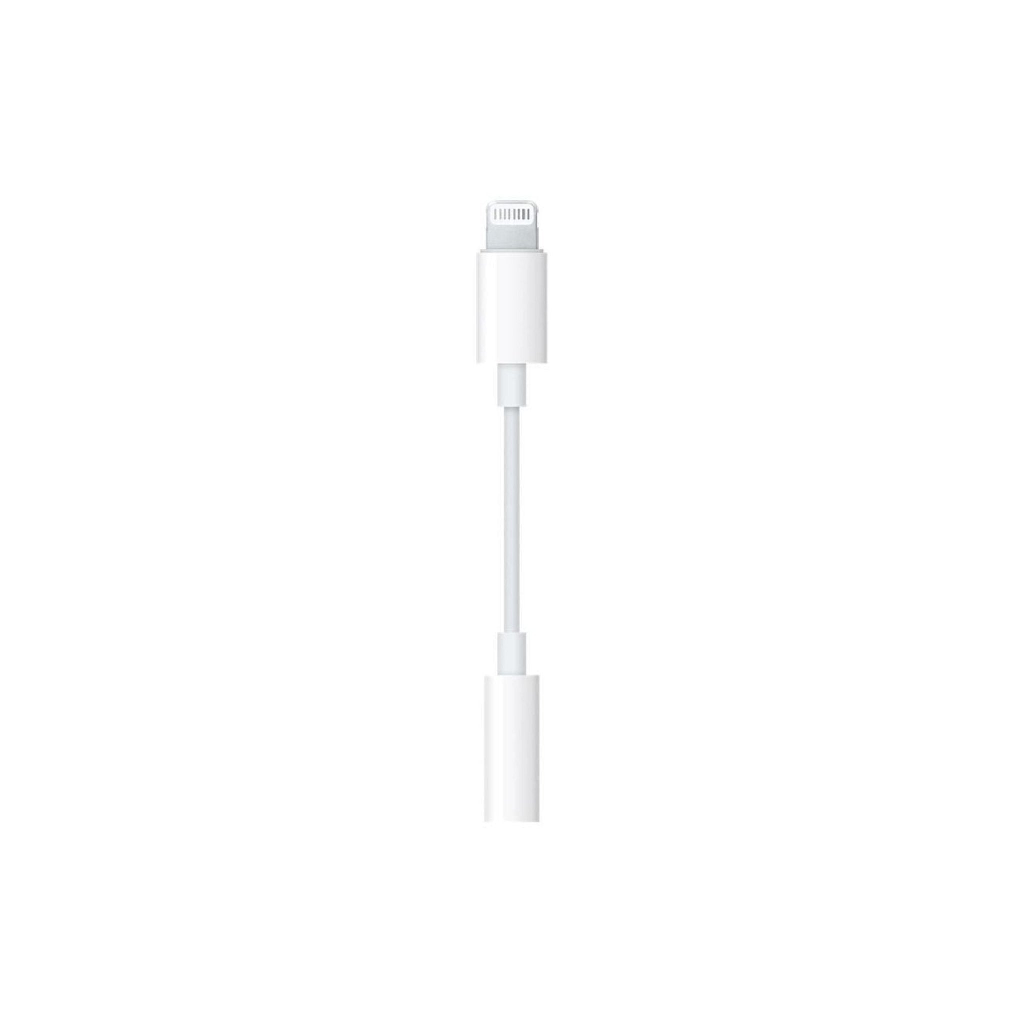 Apple Lightning to 3.5 mm Audio Jack Adapter - White