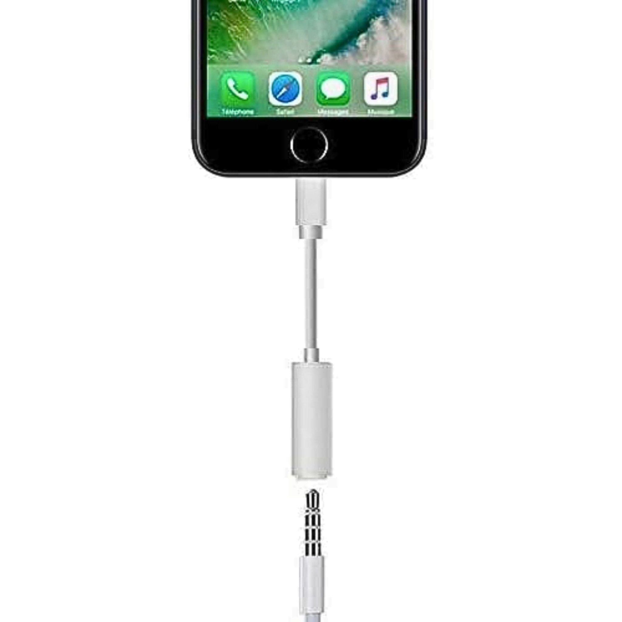 Apple Lightning to 3.5 mm Audio Jack Adapter - White