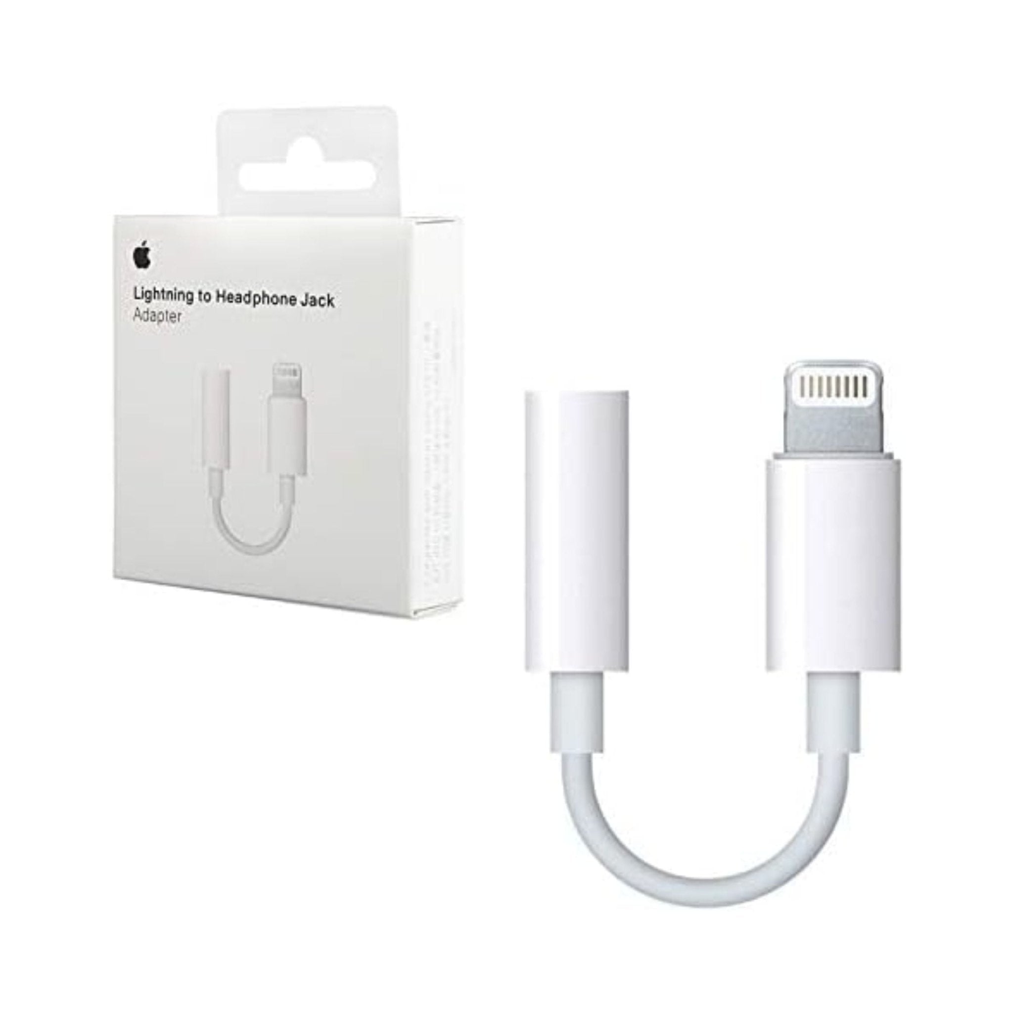 Apple Lightning to 3.5 mm Audio Jack Adapter - White