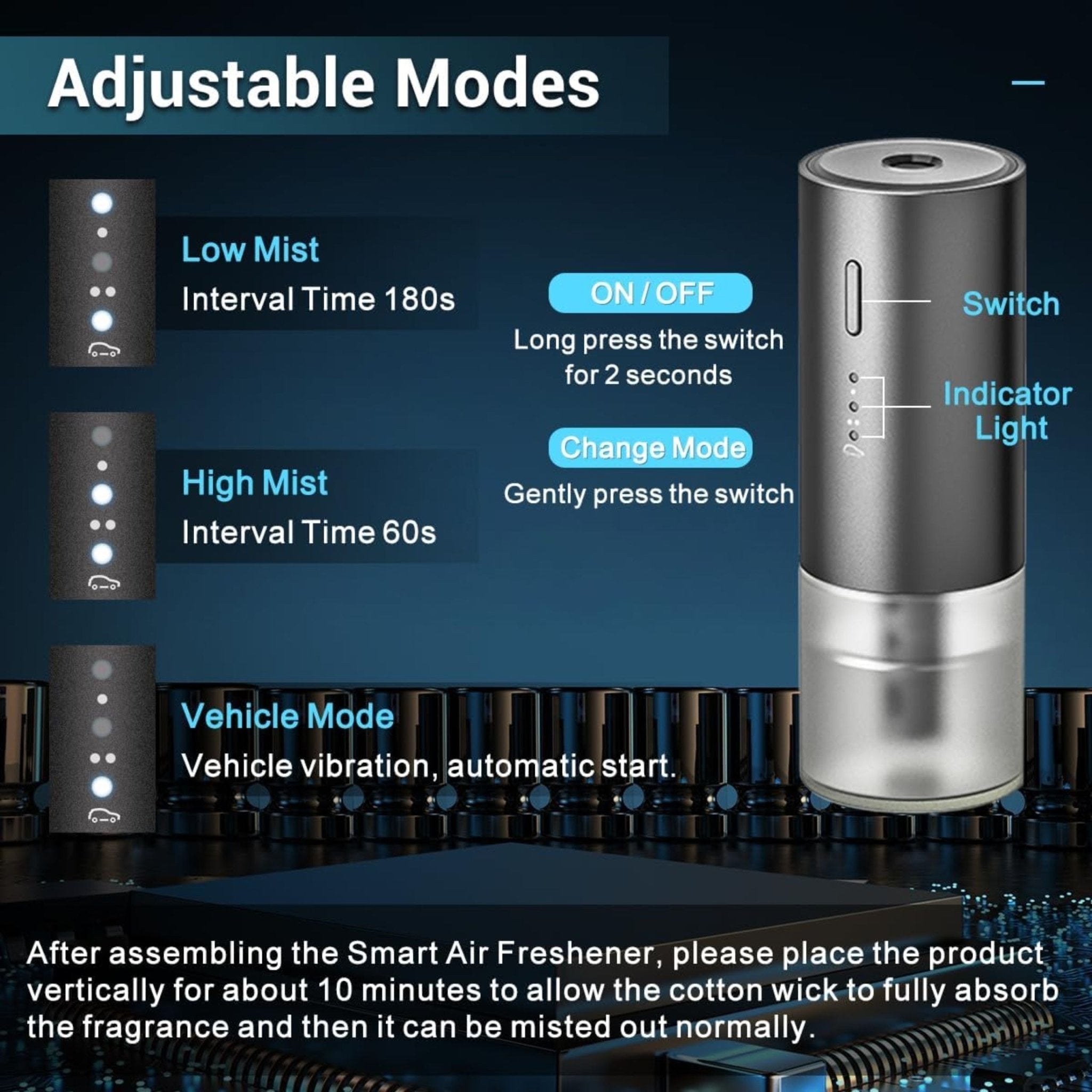 Aroma Rechargable Diffuser AM01 - 01A