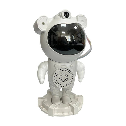Astronaut Star Projector Light with Bluetooth Speaker - White