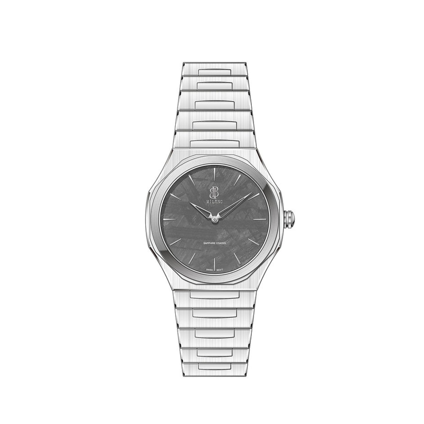BBmilano Men's Lunar Frost Watch - Grey