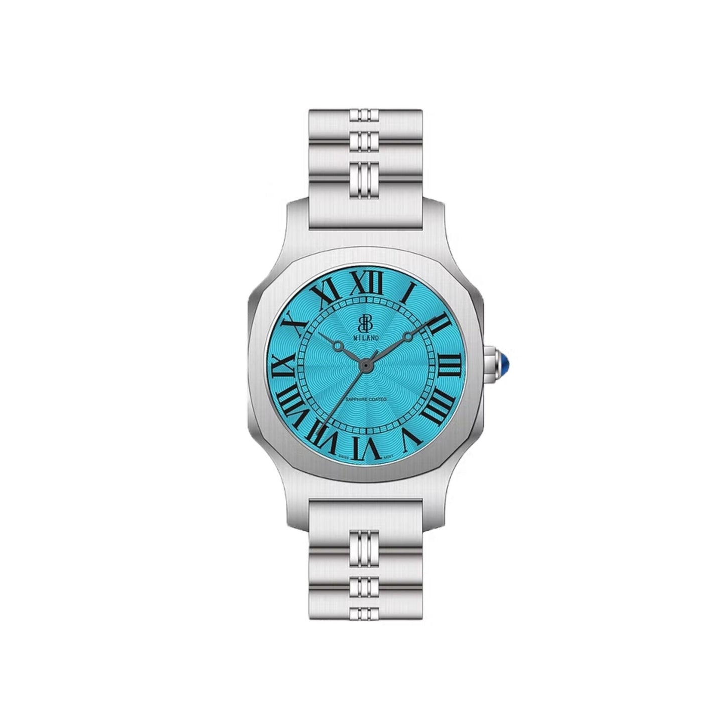 BBmilano Men's Neptune Latin Watch - Blue