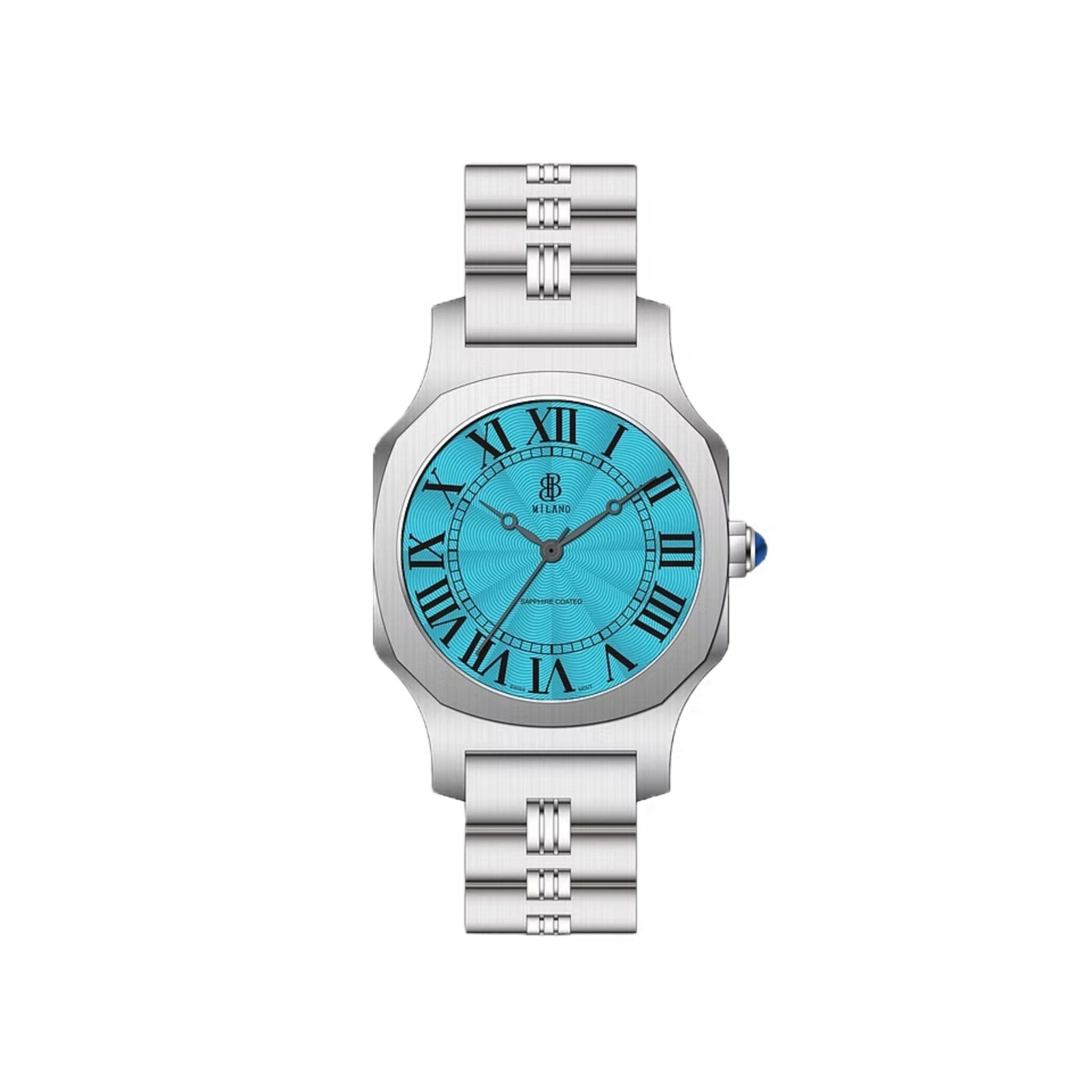 BBmilano Men's Neptune Latin Watch - Blue