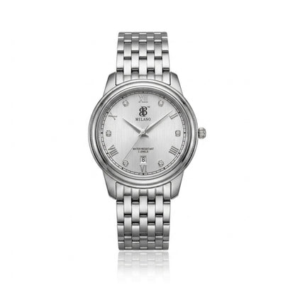 BBmilano Women Diamond 6 Watch Small - White