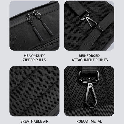 BRAVE Sling Bag Portable Gadget Storage For Travel BTP-07 - Black