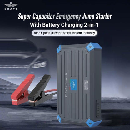 BRAVE Super Capacitor Car Jump Starter BJS-12 2-in-1 - Black