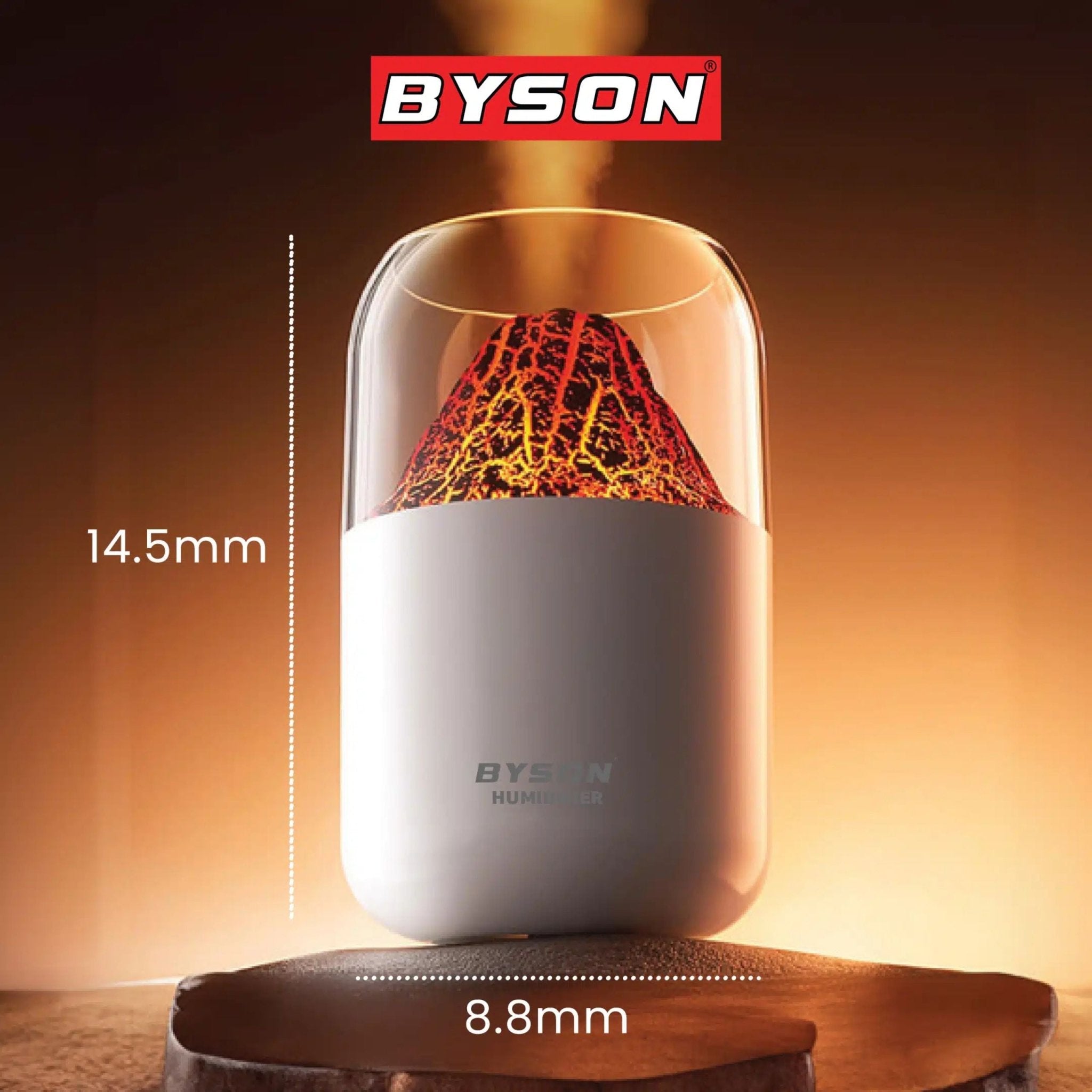 BYSON Portable Volcano Humidifier AF1127 - White