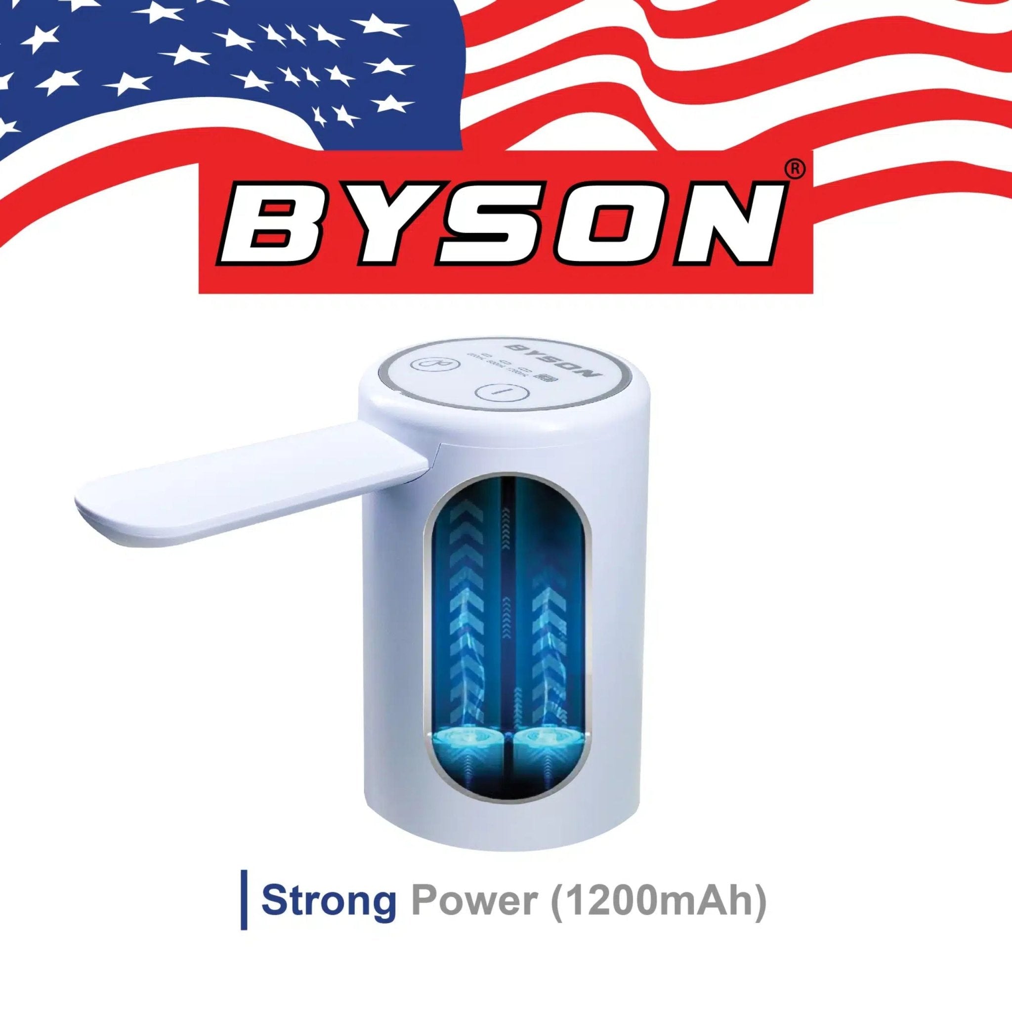 BYSON Water Dispenser 4.2V/1200MAH (6W) WD001 - White