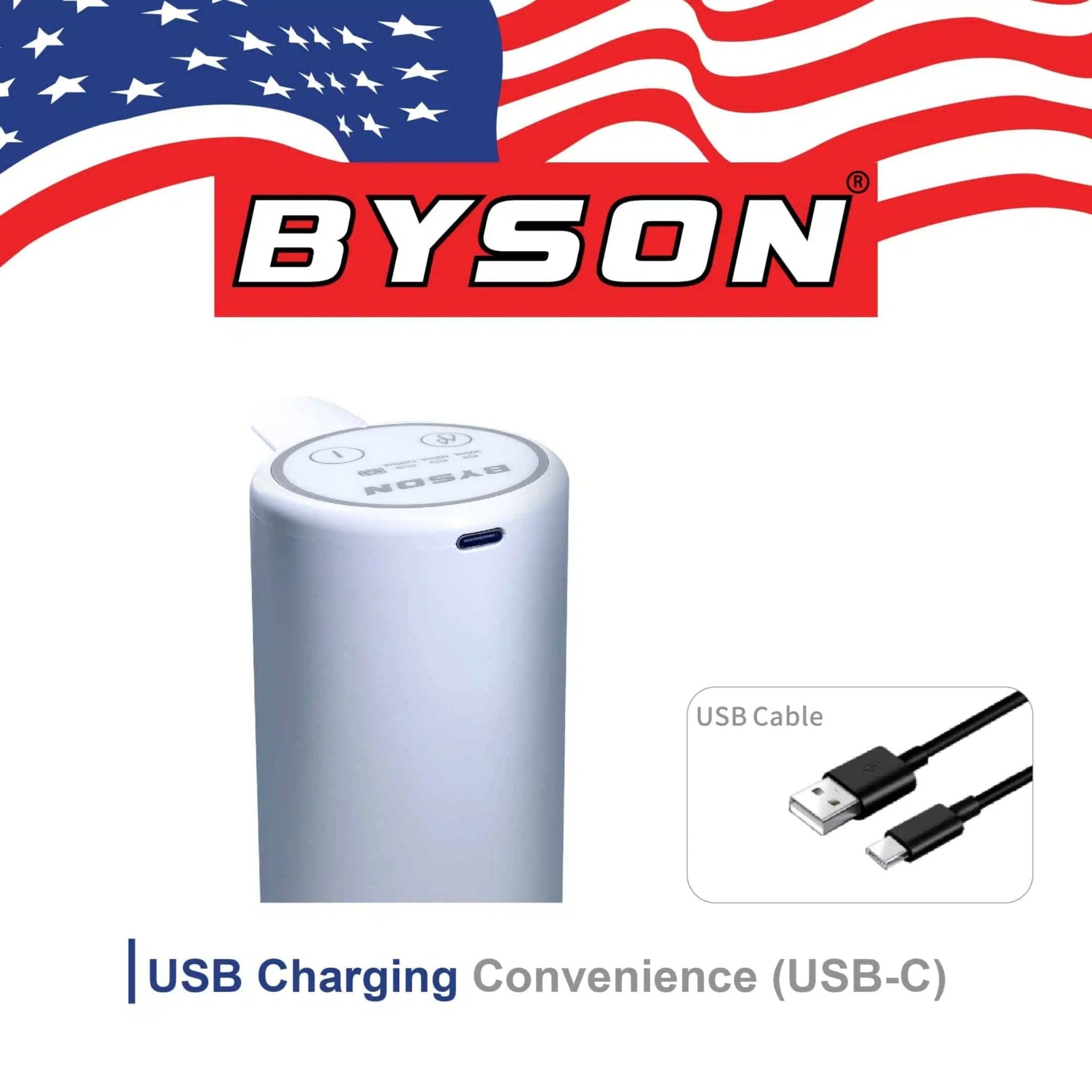 BYSON Water Dispenser 4.2V/1200MAH (6W) WD001 - White