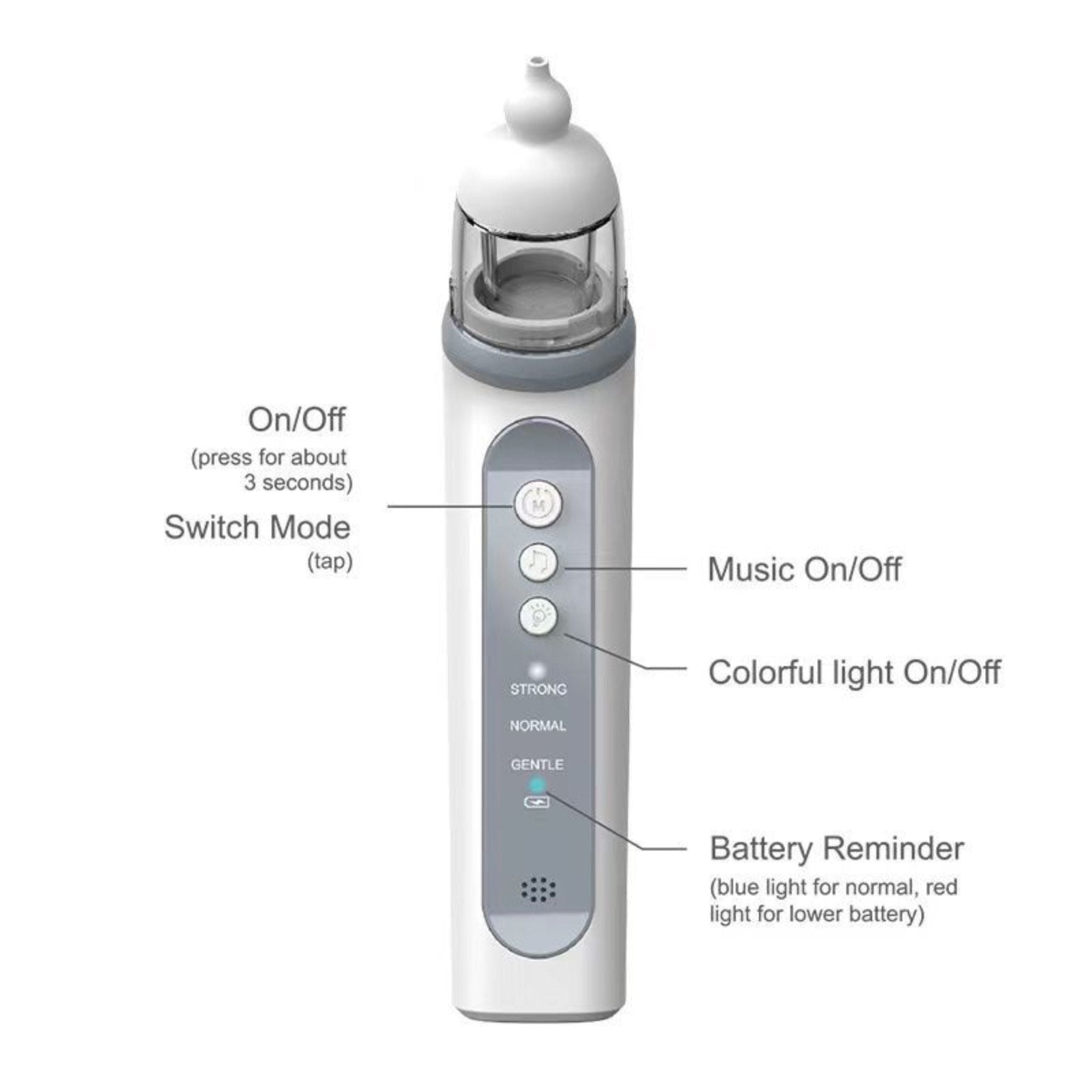 Baby Electric Nasal Aspirator X70 - White