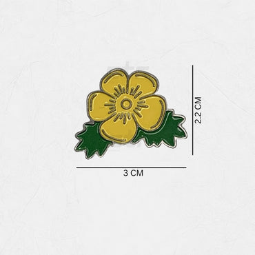 Badge Buttercup Flower - 2