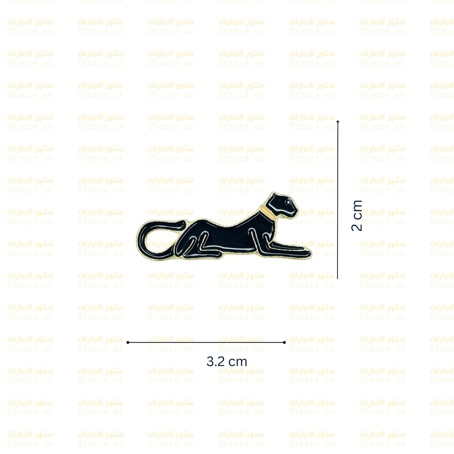 Badge Cheetah Black - 1