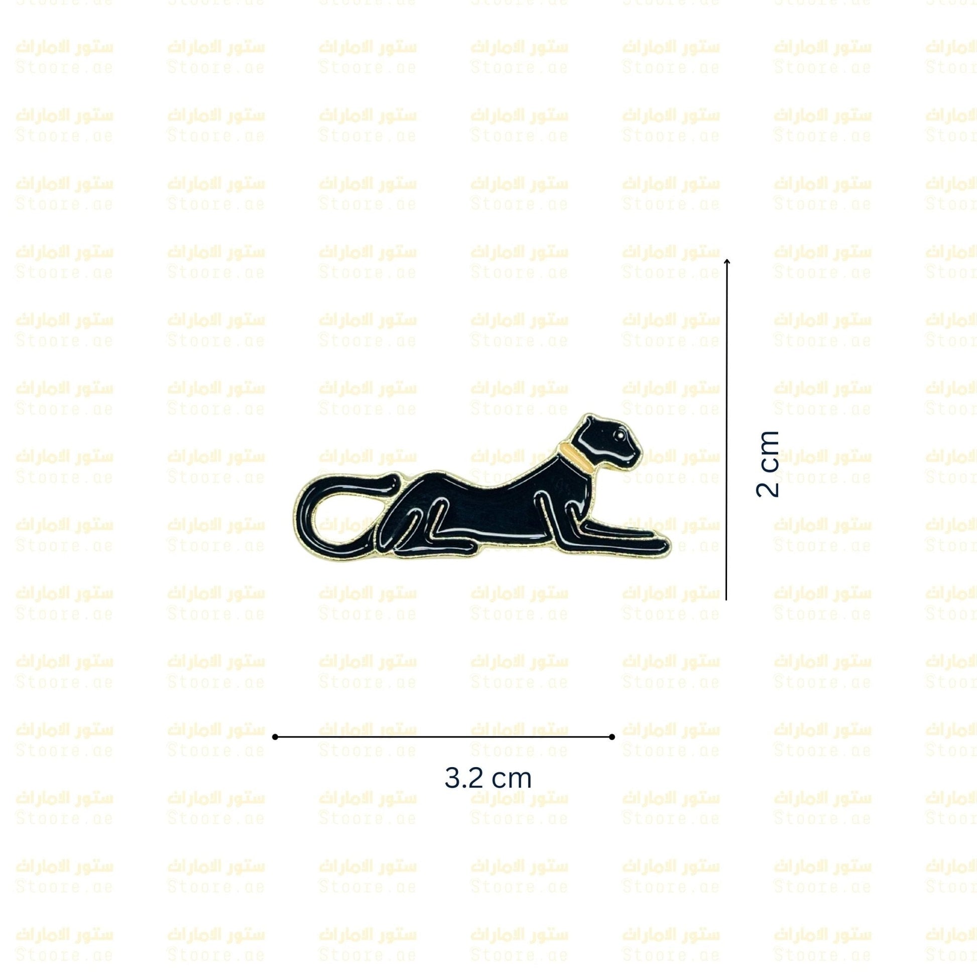 Badge Cheetah Black - 1