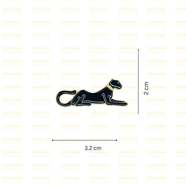 Badge Cheetah Black - 1