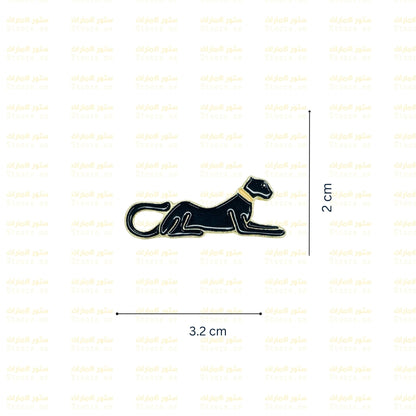 Badge Cheetah Black - 1