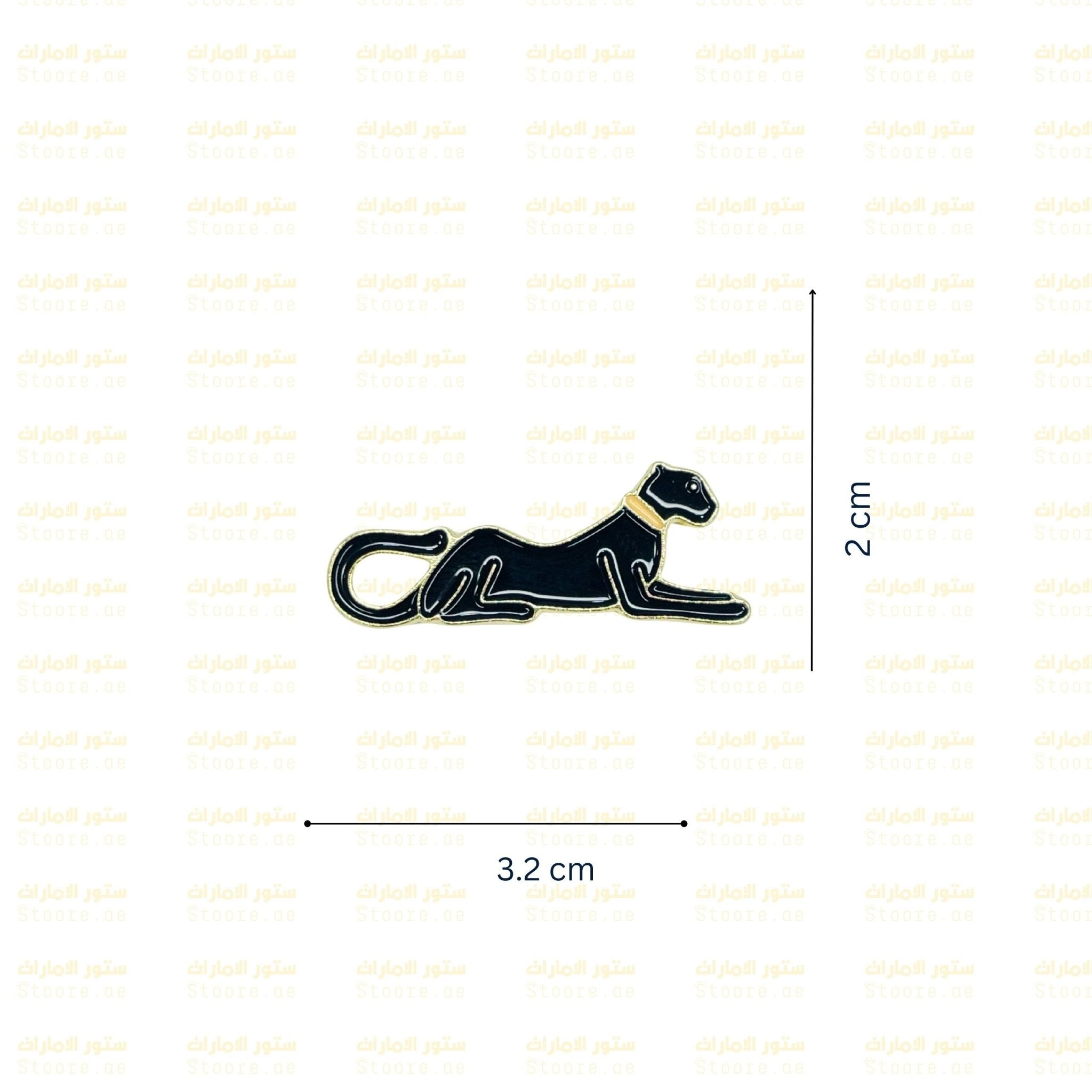 Badge Cheetah - Black