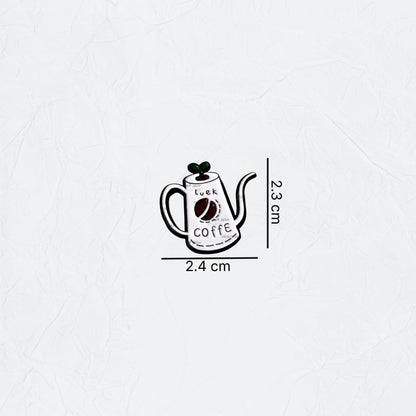 Badge Coffee Pot