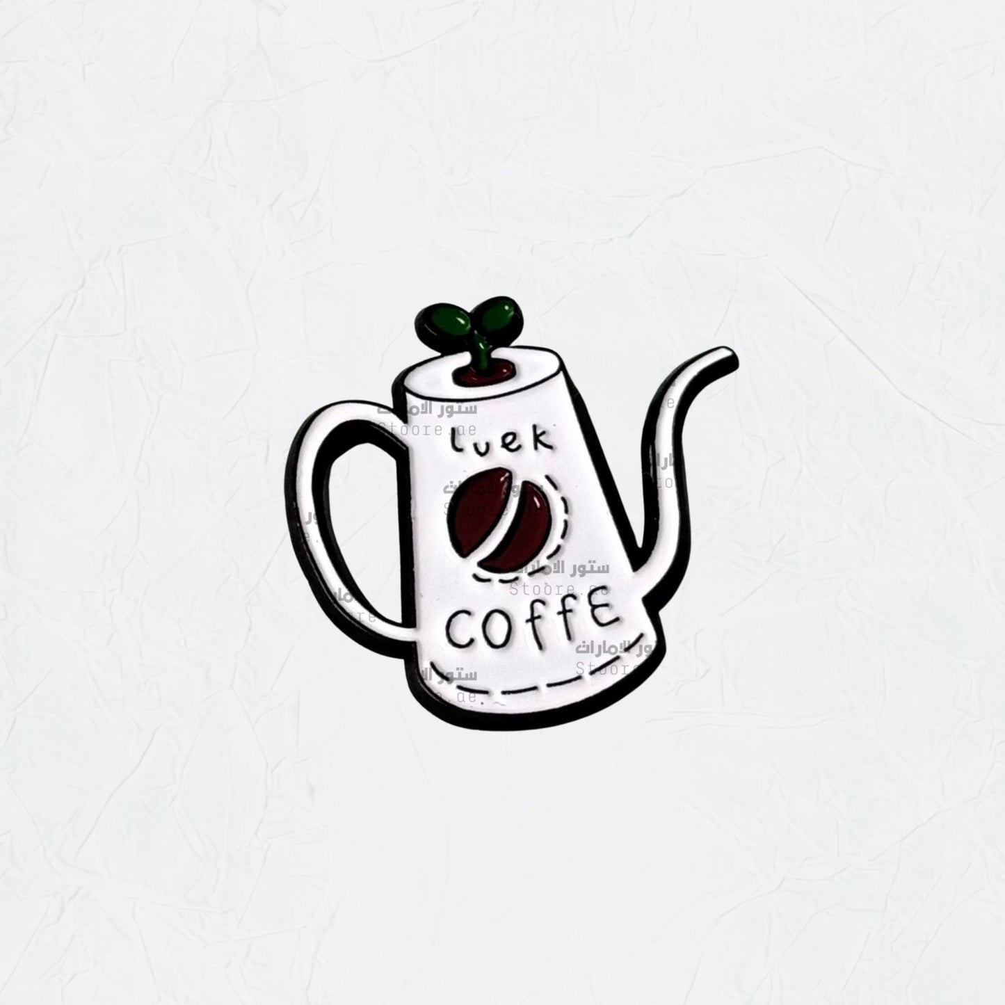 Badge Coffee Pot