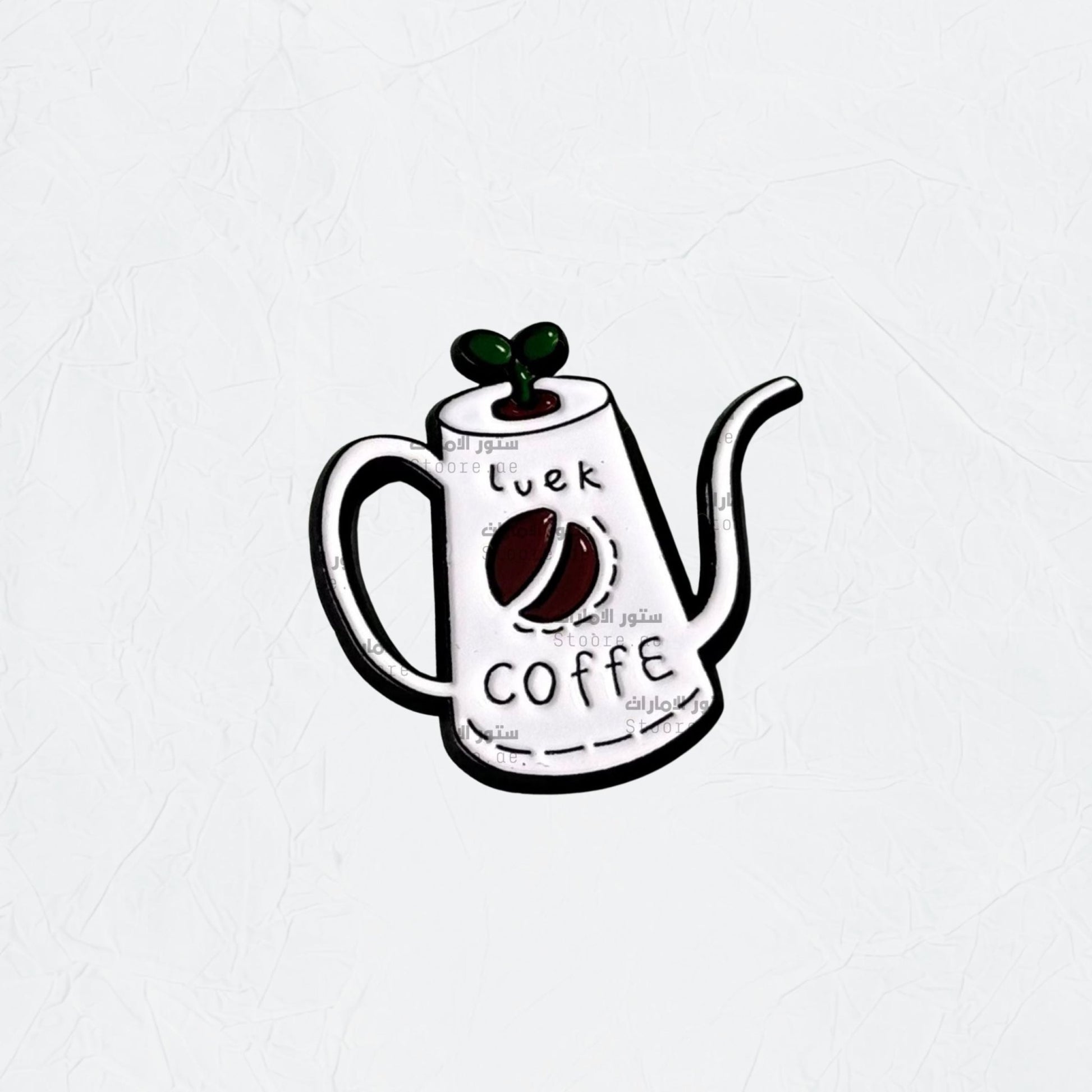 Badge Coffee Pot