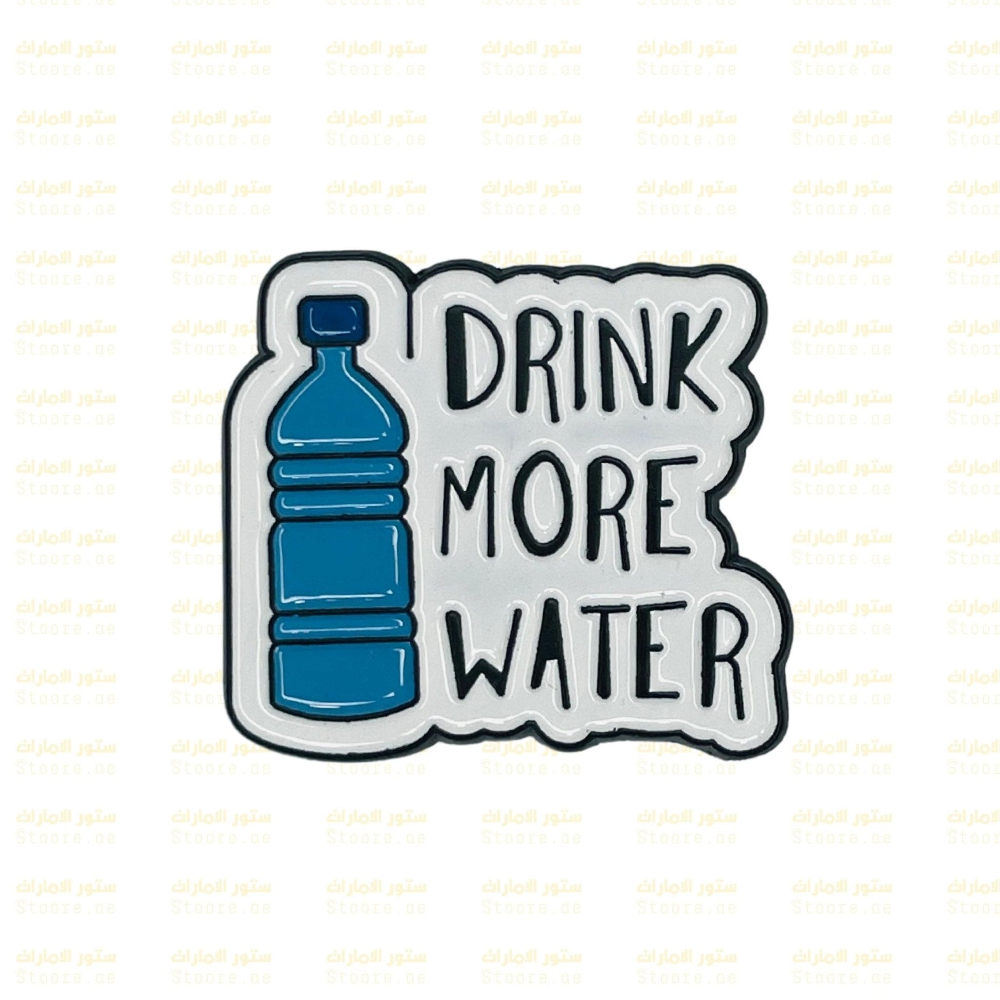Badge DRINK MORE WATER