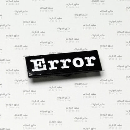 Badge Error - 2