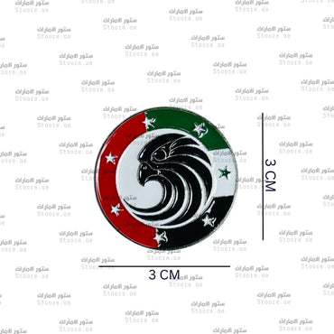 Badge Falcon UAE Flag
