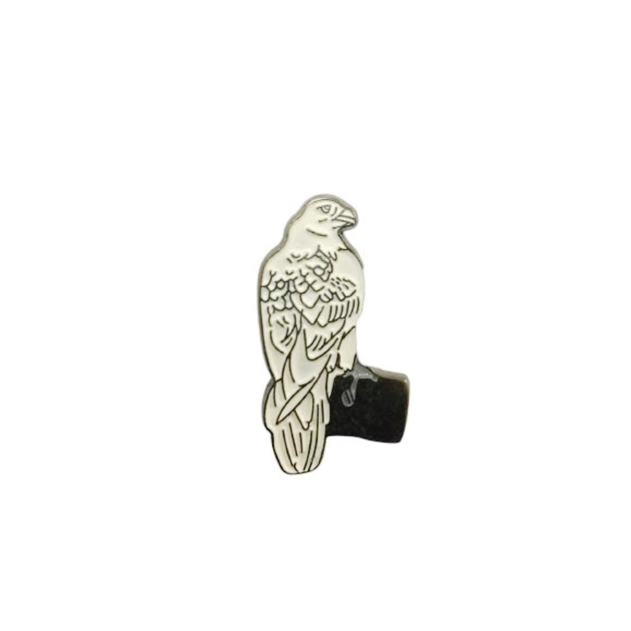 Badge Falcon - White