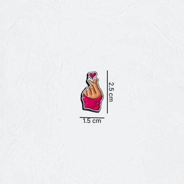 Badge Finger Heart - 2