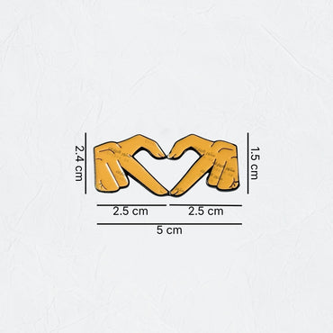 Badge Finger Heart - 3