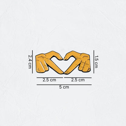 Badge Finger Heart - 3