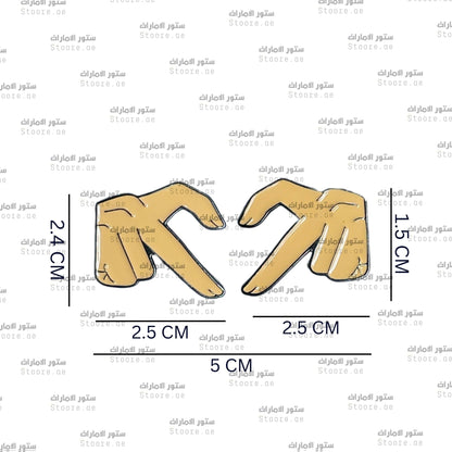 Badge Finger Heart - 3