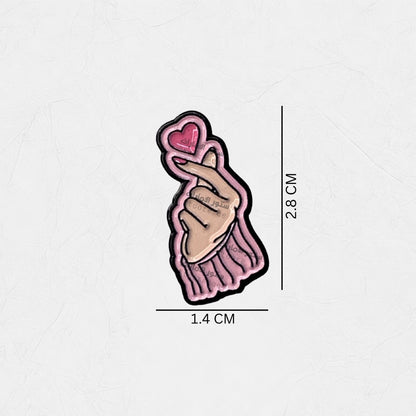 Badge Finger Heart - 5